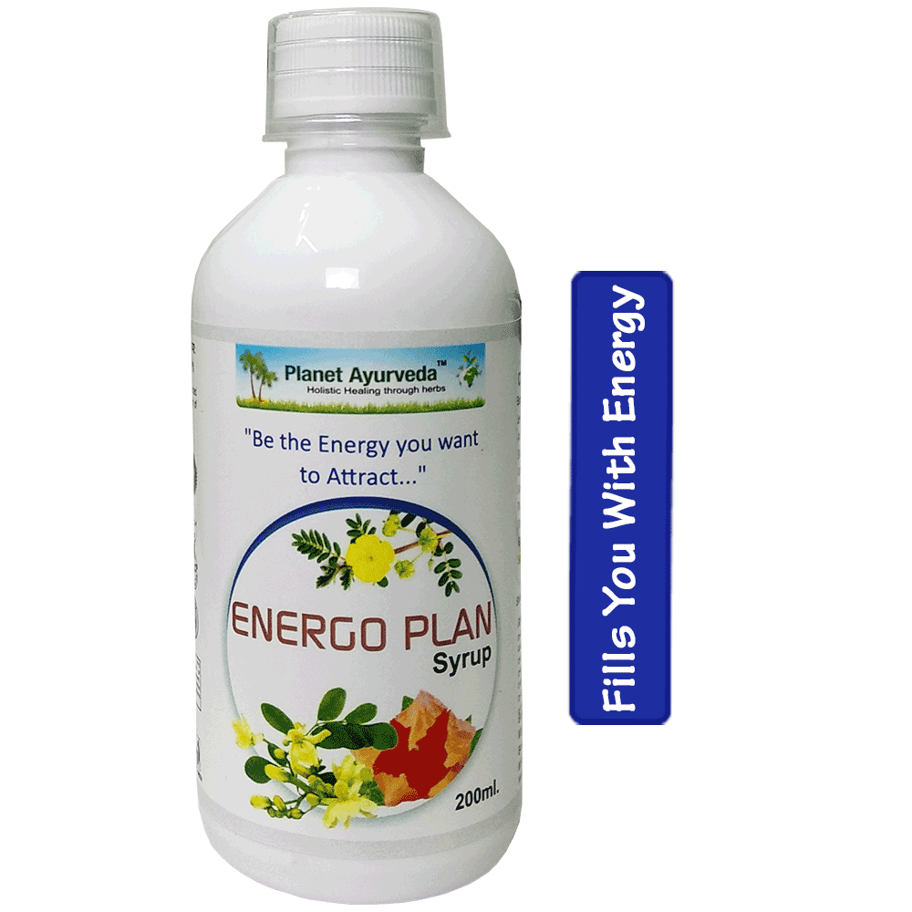Planet Ayurveda Energo Plan Syrup [Pack of 3] - 200ml - Be the Energy You Want to Attract