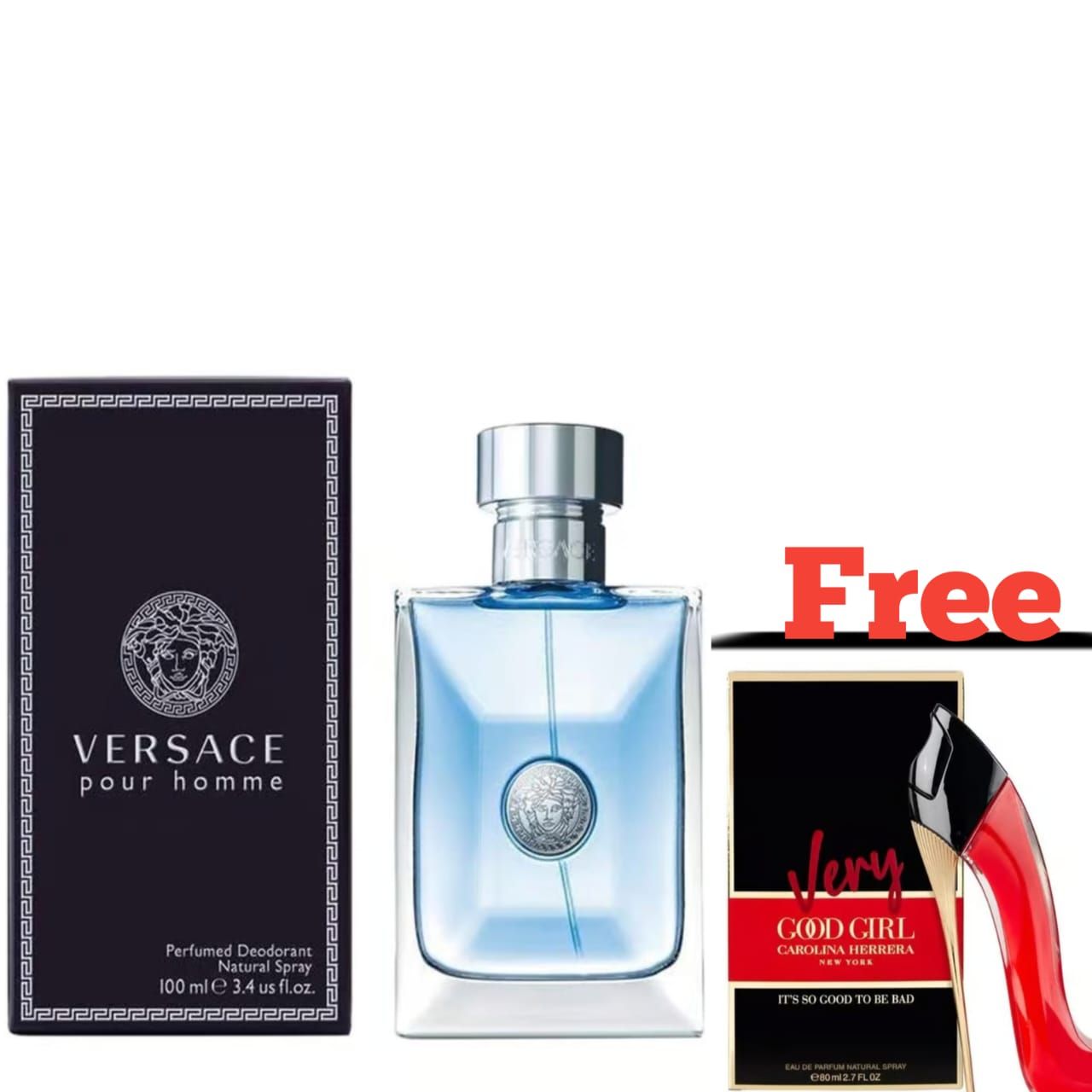 Versace Pour Homme Eau de Toilette for Men 100ml – Elegant Fragrance
