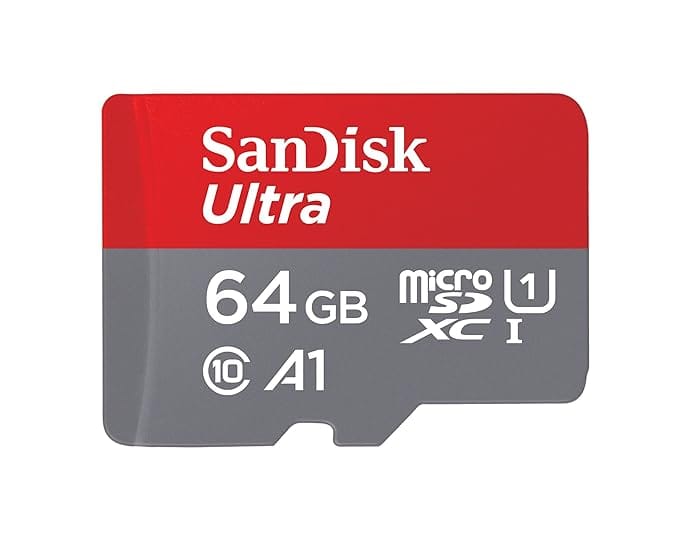 64GB microSDXC UHS-I, 140MB/s R, Memory Card