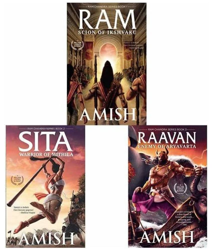 Ram Chandra Series - Ram, Sita & Raavan (Set of 3 Books) English Paperback By Amish Tripathi
