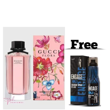 Gucci Flora Gorgeous Gardenia Pink Eau De Toilette 100ml for Women