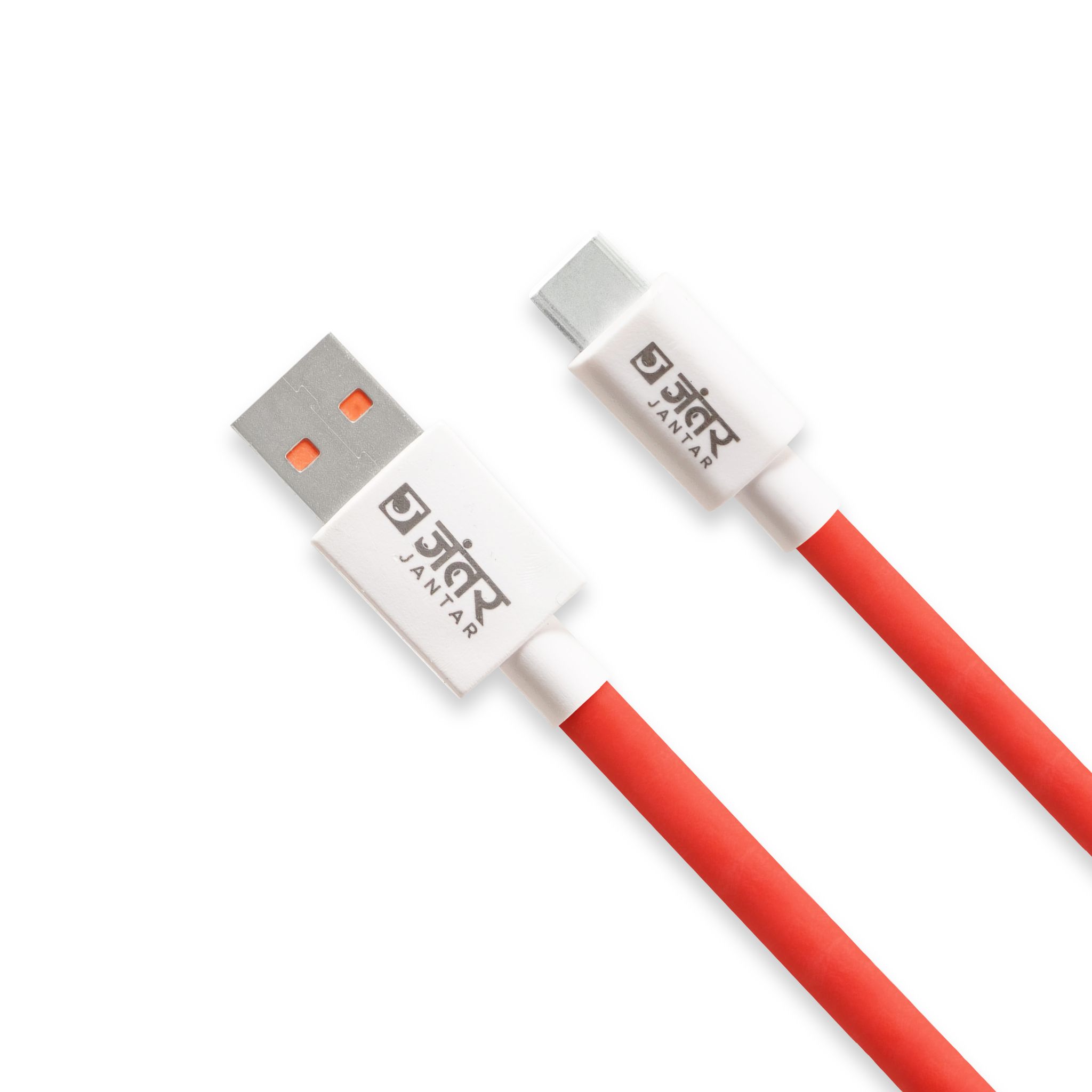 JANTAR DC0102 Upto 65W fast charging Cable Type A to Type C, 1 Meter, Red