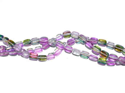 Mystic Aura Quartz Gemstone Tumble Beads for Jewelry Making, Necklace, Earring, Bracelet, Embroidery, Dresses & Art & Craft, Package Of 1 String Size 12X8 MM SEP-967-1 String of Approx 32 Pcs / 1