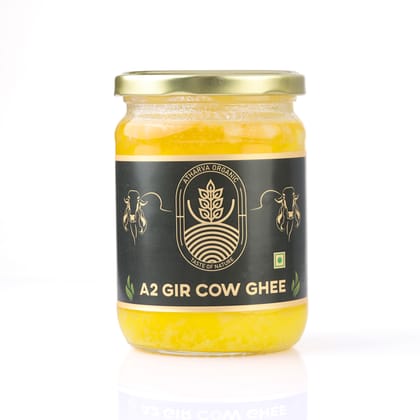 Atharvaa Desi Gir cow Organic Cow Ghee | 100% Pure & Natural | No Chemicals or Additives | A2 Ghee | 500ml