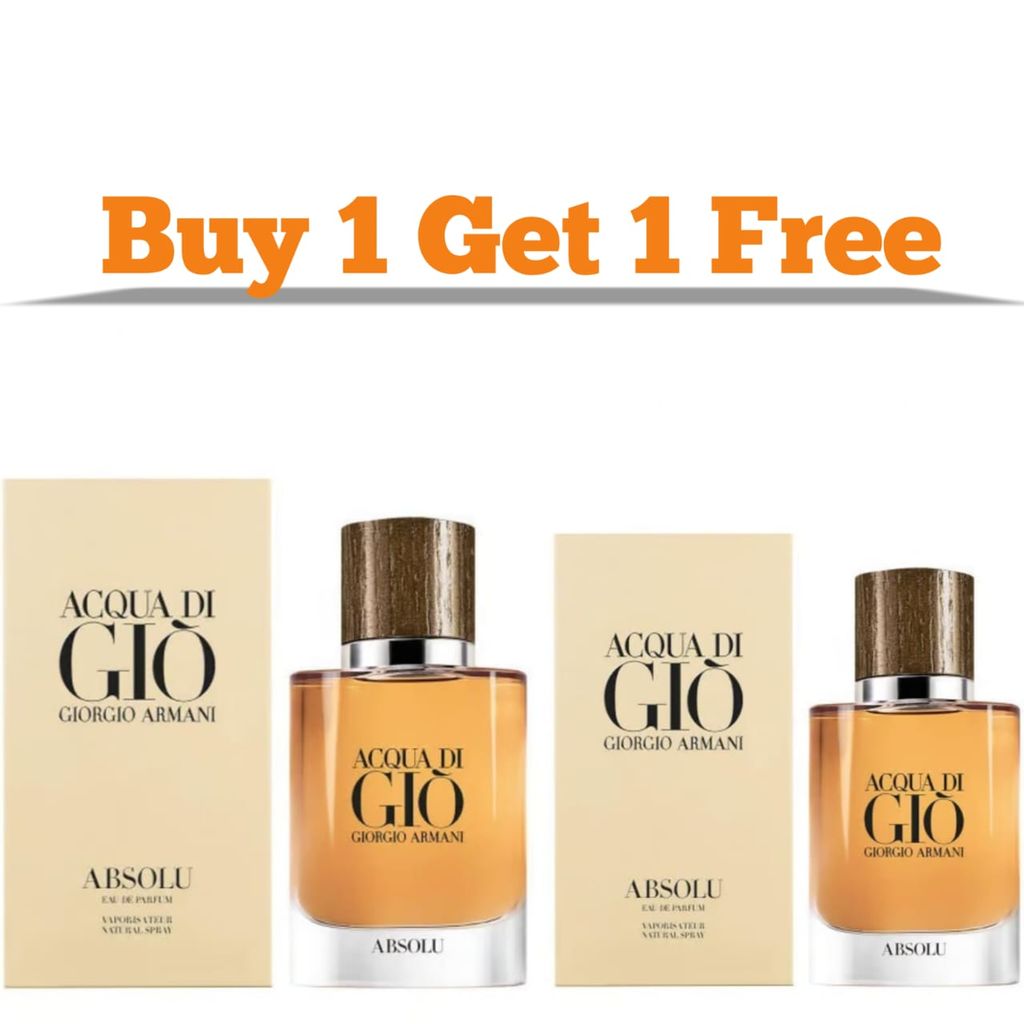 Acqua Di Gio Absolu Eau De Parfum for Men 100ml/3.4 Fl Oz | Buy 1 Get 1 Free Offer