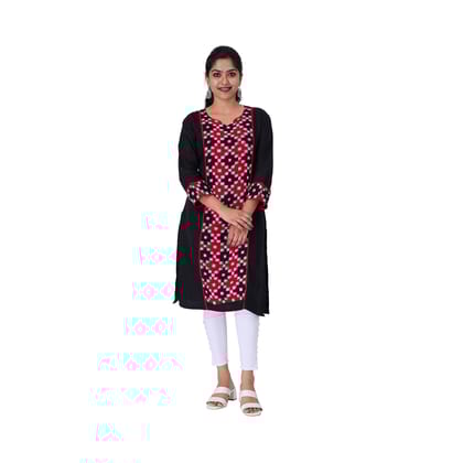 GHL GUENDICHA HAAT Sambalpuri Certified Handloom Pasapali Women's Pure Cotton Kurta