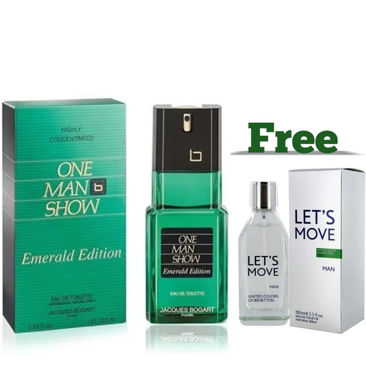 Jacques Bogart One Man Show Emerald Edition for Men, 100ml Perfume