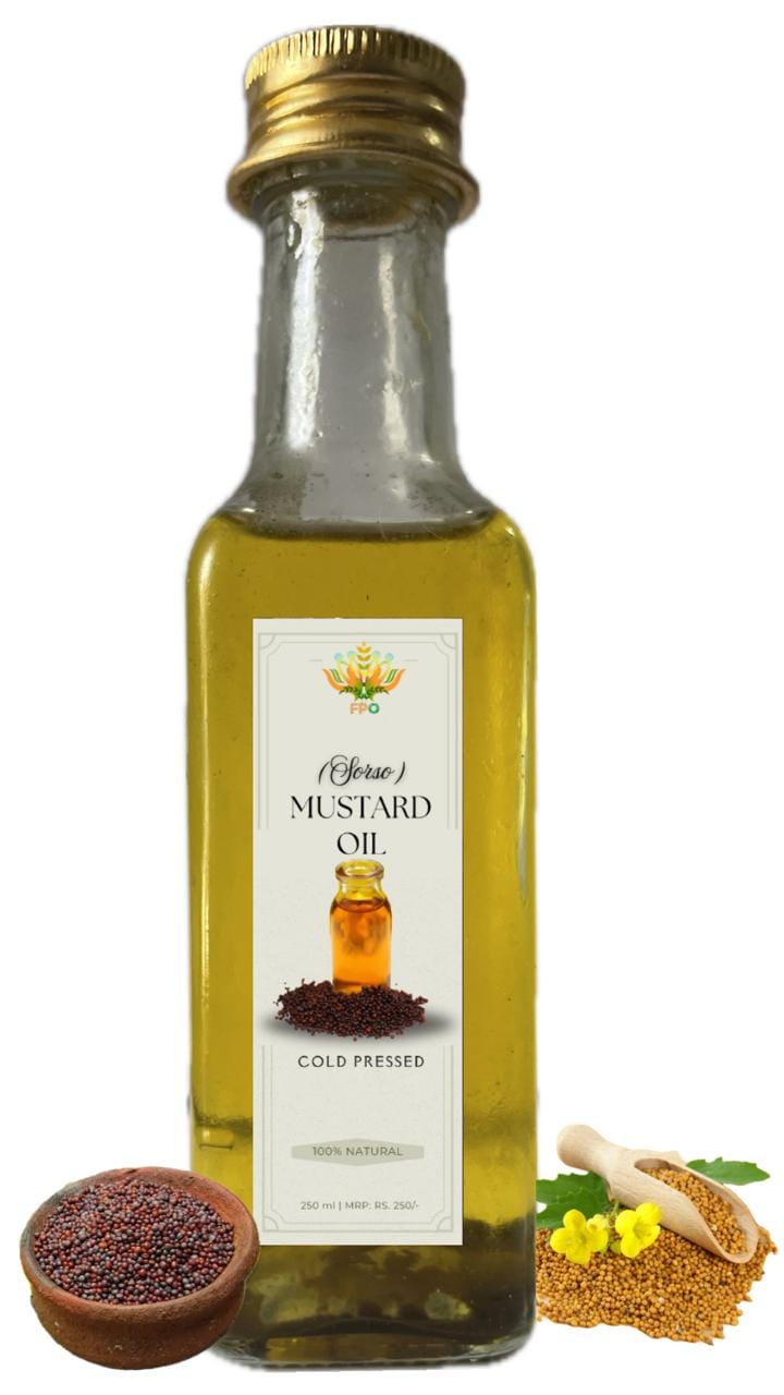 Buy Pure Naga Mustard Oil Online - Grown by Dhansiripar