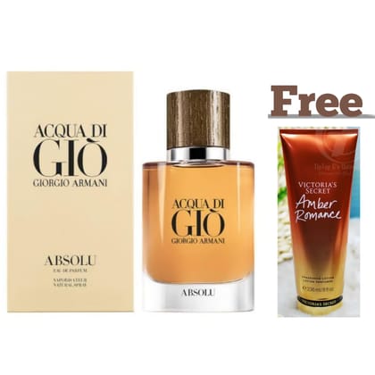 Acqua Di Gio Absolu Eau De Parfum Spray for Men, 100ml Perfume