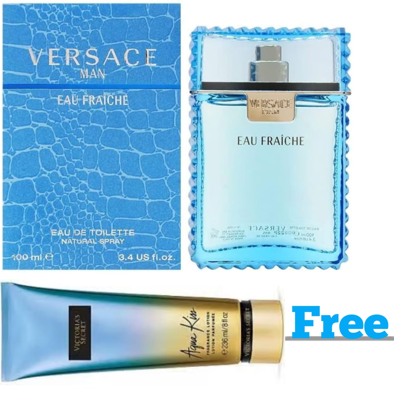 Versace Eau Fraiche Eau De Toilette Spray 100ml for Men Perfume