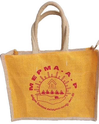 Eco-Friendly Jute Tote Bag with Reinforced Stitching and Durable Handles