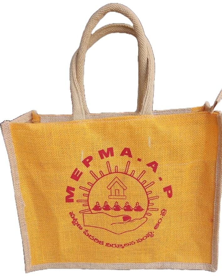 Eco-Friendly Jute Tote Bag with Reinforced Stitching and Durable Handles