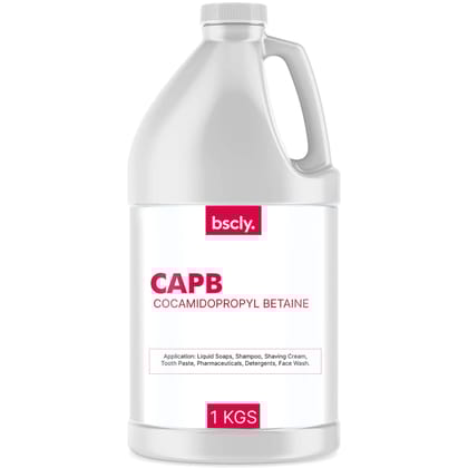 BSCLY CAPB Liquid Cocamidopropyl Betaine - For Hand Soap Making, Shampoo Making, DIY Cosmetic Making, Water Soluble, 1 Kg