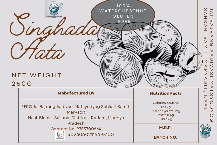 Singhada Aata | 100% Water Chestnut | Gluten Free | 250g