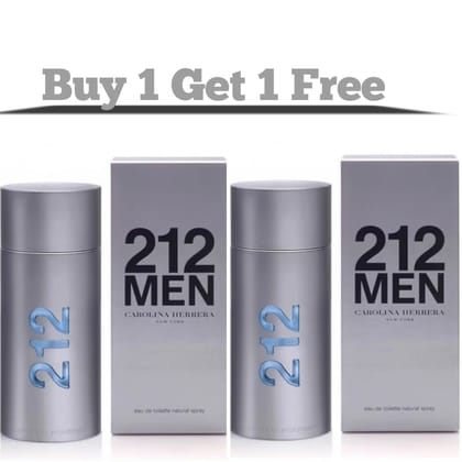Carolina Herrera 212 EDT Men's Perfume 100ml | Fragrance for Men | Buy 1 Get 1 Free Perfume Scent