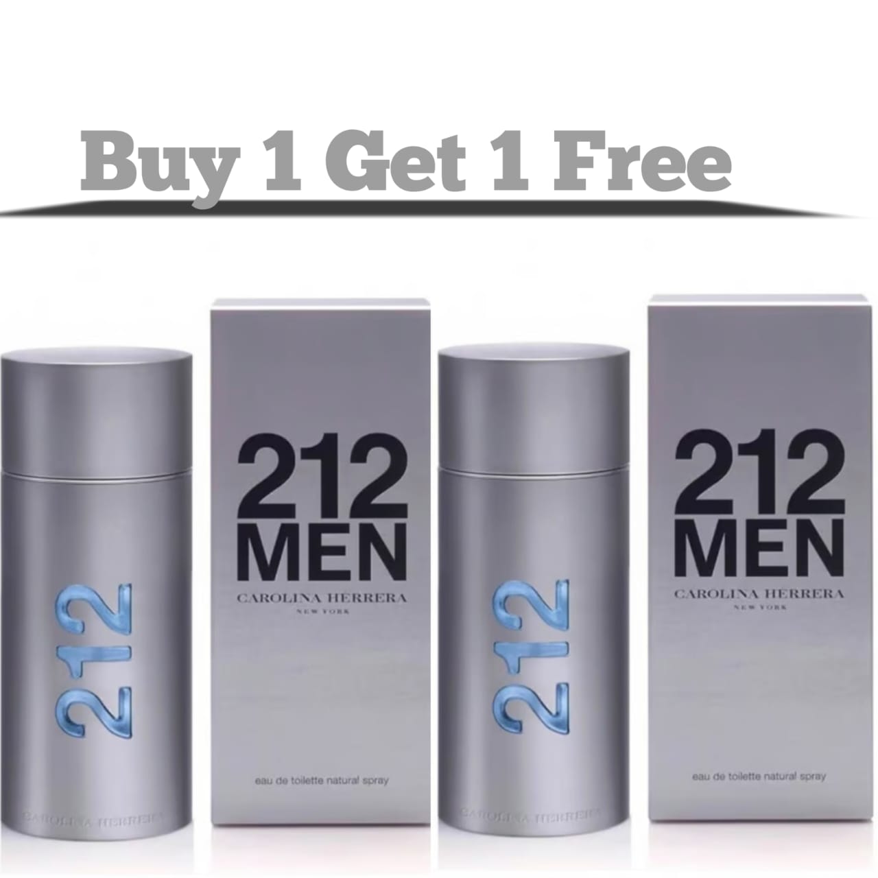 Carolina Herrera 212 EDT Men's Perfume 100ml | Fragrance for Men | Buy 1 Get 1 Free Perfume Scent