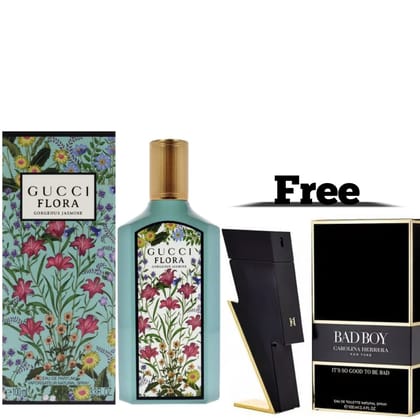 Gucci Flora Gorgeous Jasmine Eau De Parfum 100ml for Women Perfume Nice Smell Cologne