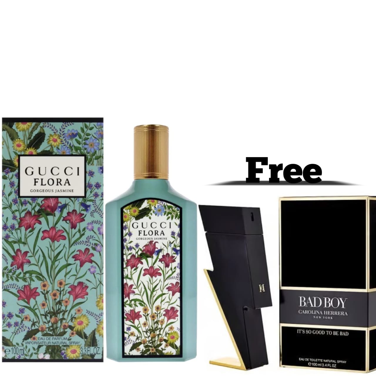 Gucci Flora Gorgeous Jasmine Eau De Parfum 100ml for Women Perfume Nice Smell Cologne