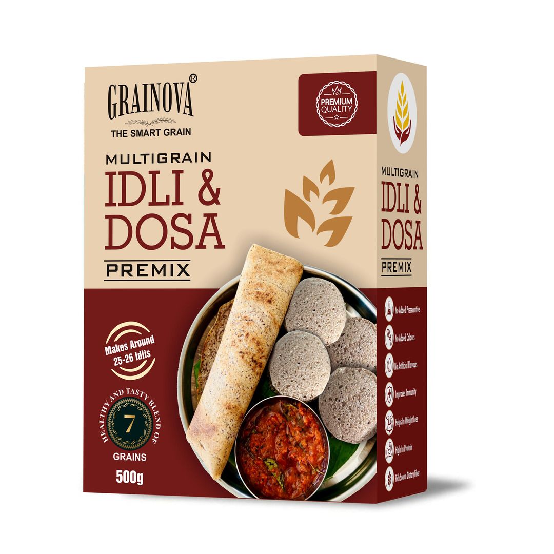 GRAINOVA Idli Dosa Premix | Idli Dosa Batter | Idli Dosa Mix | Multigrain Idli Dosa