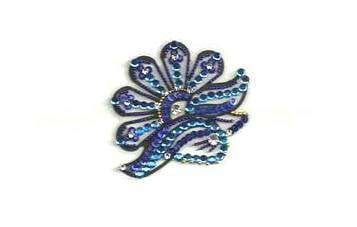 ThE Blue Half Flower Body Jewel