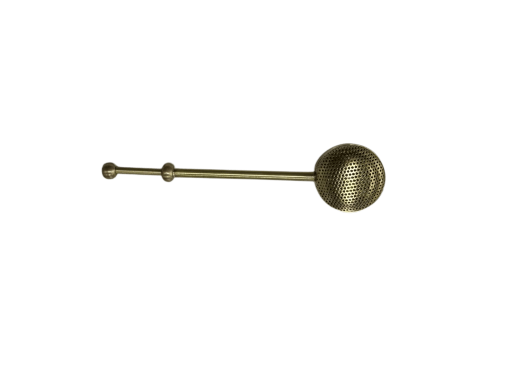 Old Harbor Tea Ball Infuser | Telescopic Tea Leaf Infuser with Handle | Tea Infuser | Made of Brass | Ideal for Loose Leaves | Green Tea Leaves Infuser | Reusable Tea Filter