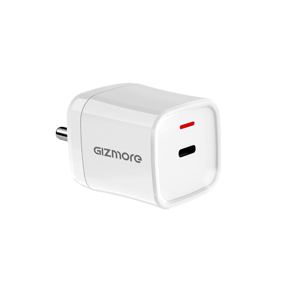 Gizmore PA625 25W PD/PPS Type-C Super-Fast Charger Compatible with iPhone & Android