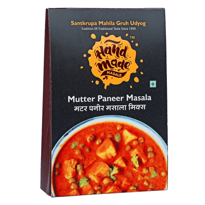 Handmade Masale Mutter Paneer Masala - 100% Natural and Authentic Indian Spices