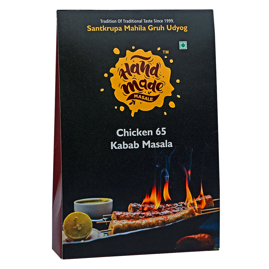 Handmade Masale Kabab / 65 Masala | Authentic Indian Spices | 100% Natural Ingredients | No Preservatives | No Artificial Flavors | Gluten Free | Vegan