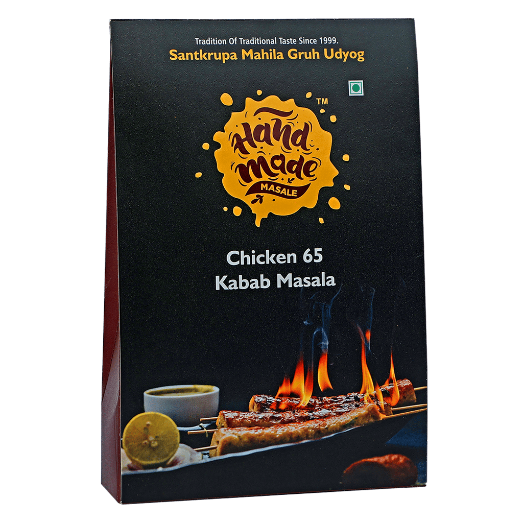 Handmade Masale Kabab / 65 Masala | Authentic Indian Spices | 100% Natural Ingredients | No Preservatives | No Artificial Flavors | Gluten Free | Vegan