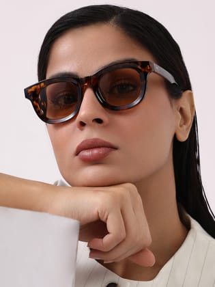 The Gregory Wayfarer Sunglass - Coffee Brown-Sunglass