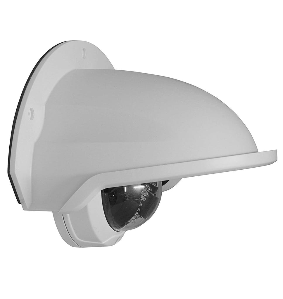 Universal CCTV Camera Sun Rain Shade Protection Cover for Outdoor | White 1Pcs Camera Housing