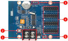 HUIDU HD-W04 WI-FI SINGLE COLOR P10 Led Controller Card Single-Sided PCB