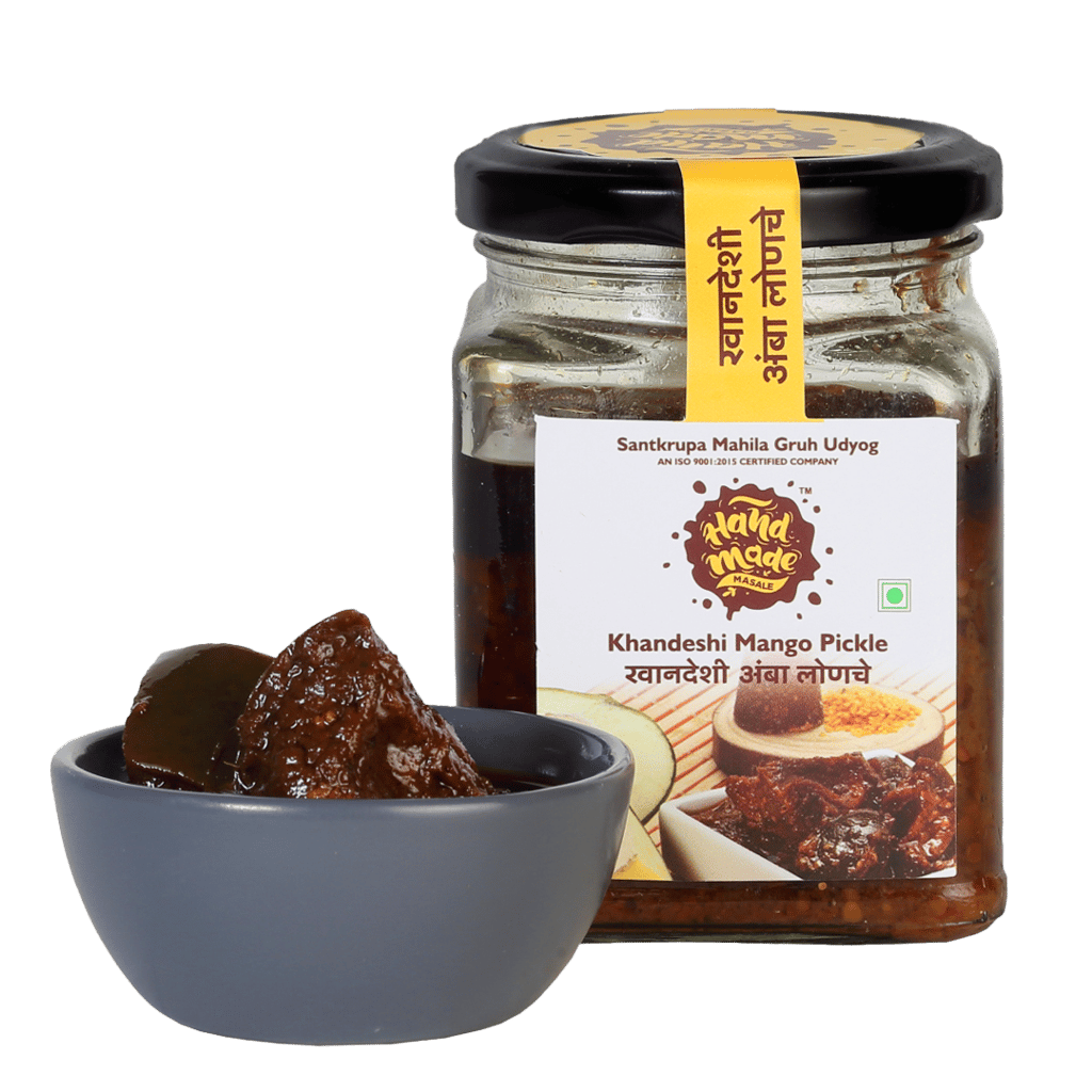 Handmade Masale Khandeshi Mango Pickle - Authentic Taste of Maharashtra