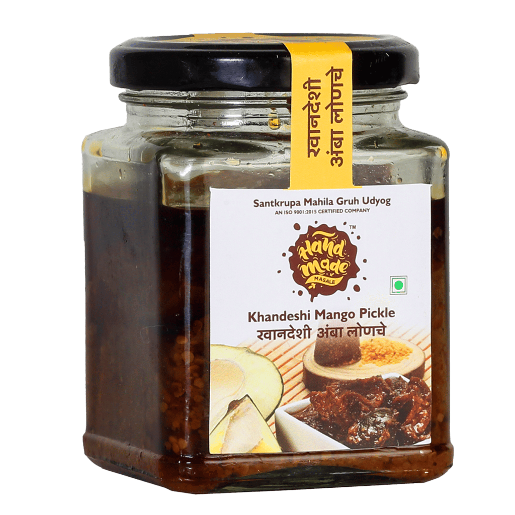 Handmade Masale Khandeshi Mango Pickle - Authentic Taste of Maharashtra