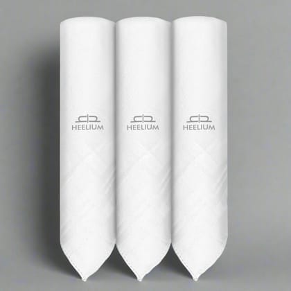 Bamboo Handkerchief - Set of 3-White | White | White
