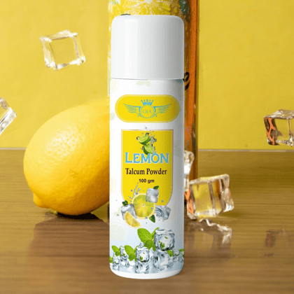 Lemon Cool Cool Talcum Powder for Men and Women - 100gm