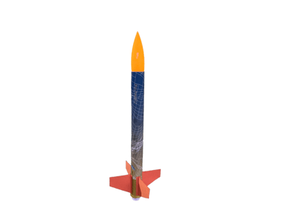 Model Rocket Kit ( Orange) for Adults and Kids with Parachute Recovery