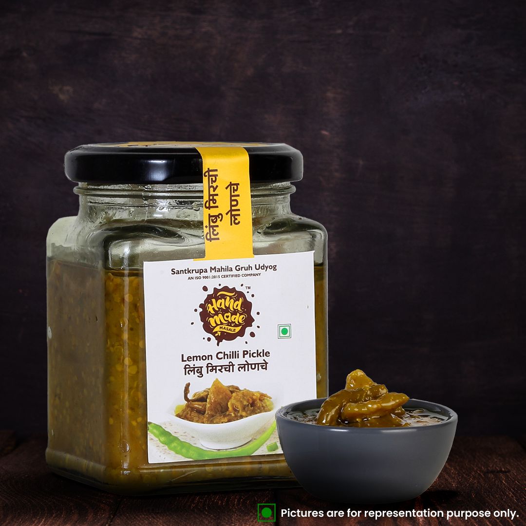 Handmade Masale Lemon Chilli Pickle