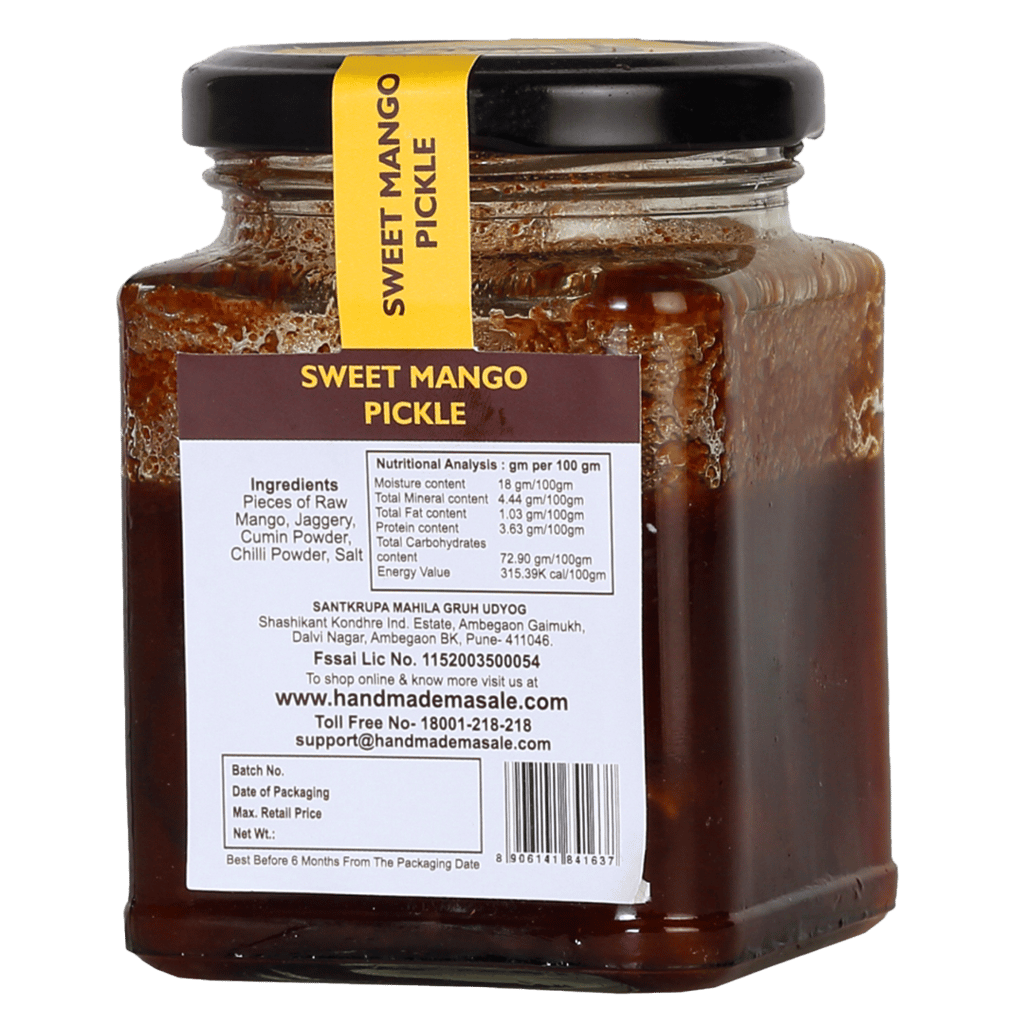 Handmade Masale Sweet Mango Pickle