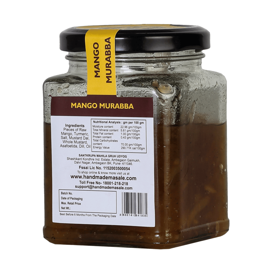 Handmade Masale Mango Murabba (kairi murabba)