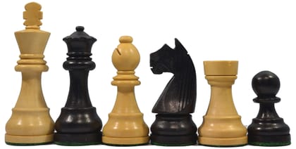 German Knight Chessmen in Sheesham/ Boxwood - 3" King with 2 Queens Extra 34 Wooden Weighted Chess Pieces Tournament Chess set
