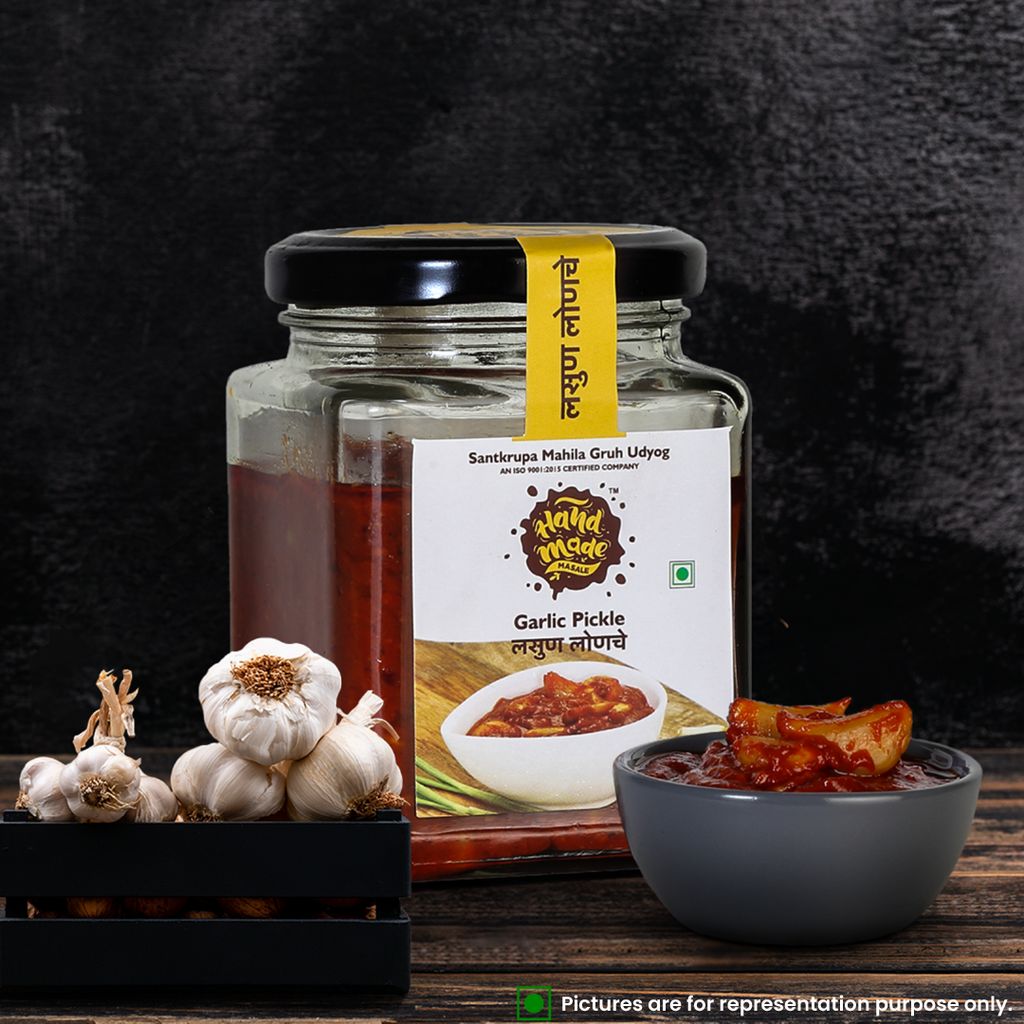Handmade Masale Garlic Pickle