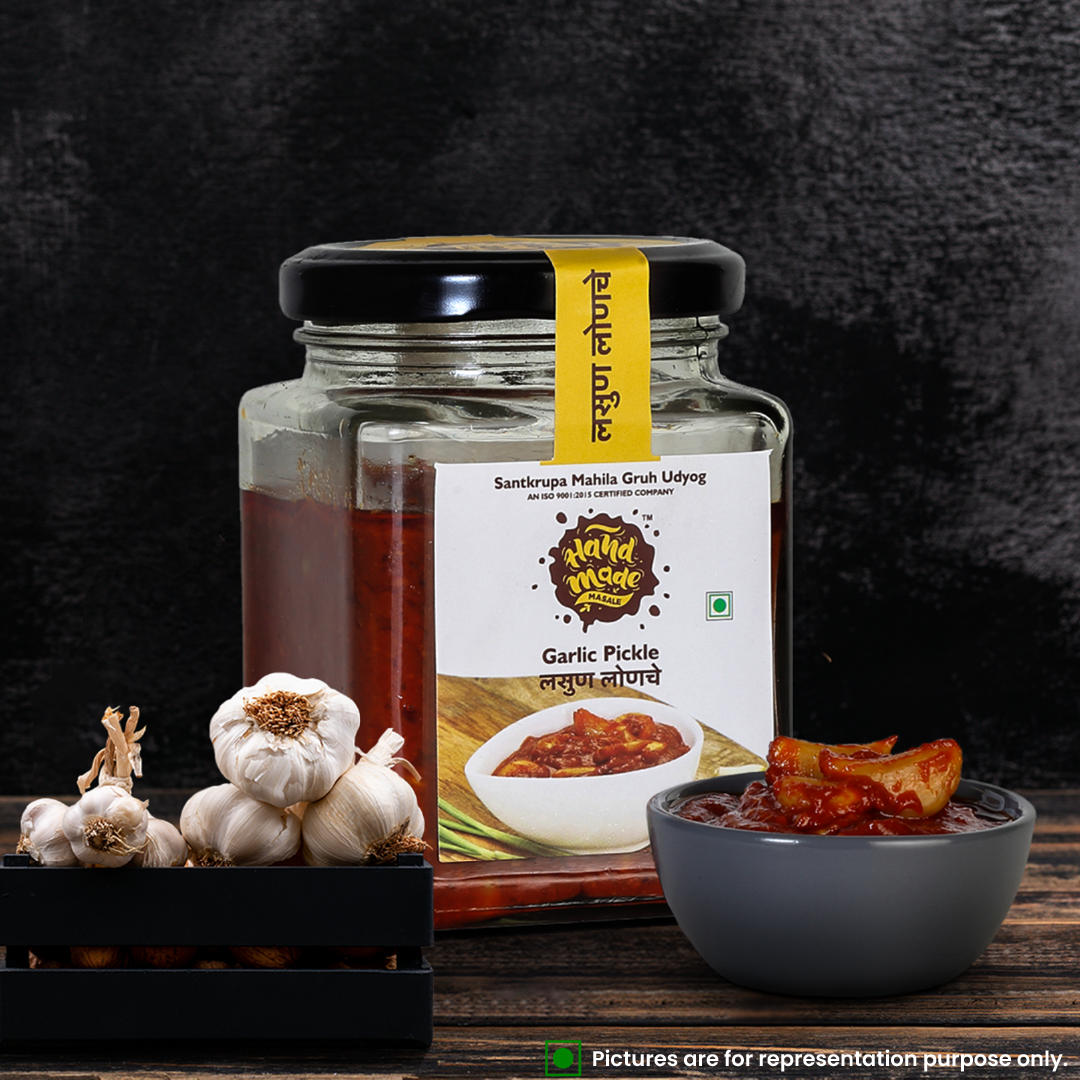 Handmade Masale Garlic Pickle