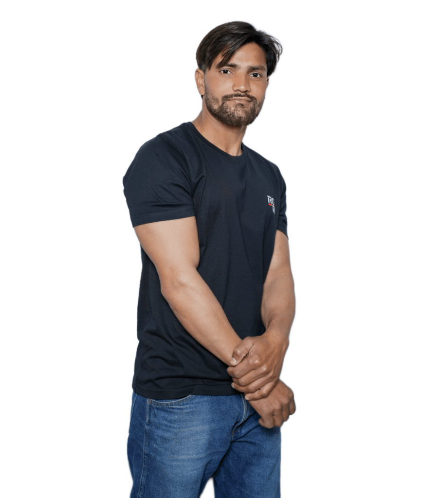 Luxurious Men Premium Cotton Men's Classic Series  Round Neck Half Sleeve T-Shirt by Rori | Soli