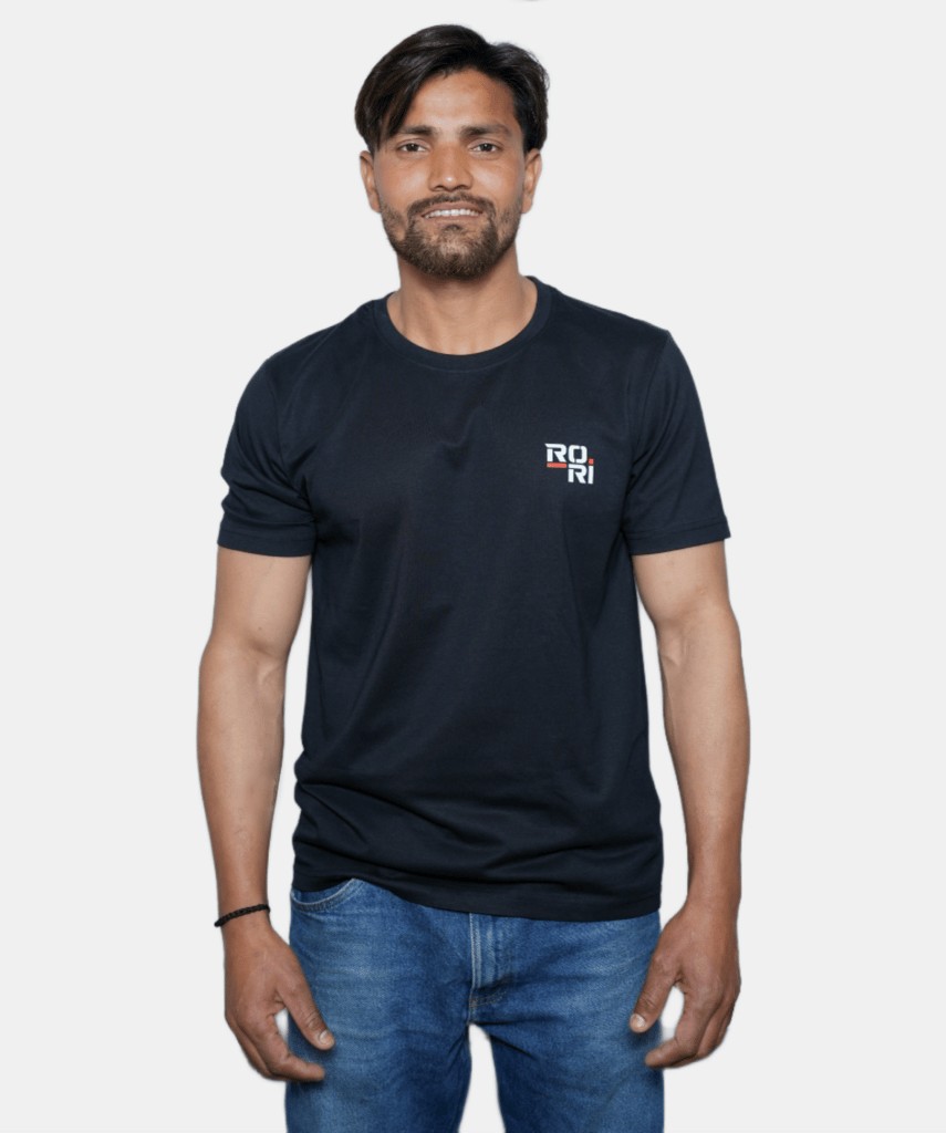 Luxurious Men Premium Cotton Men's Classic Series  Round Neck Half Sleeve T-Shirt by Rori | Soli