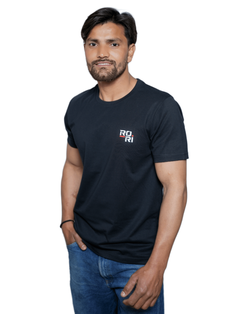 Luxurious Men Premium Cotton Men's Classic Series  Round Neck Half Sleeve T-Shirt by Rori | Soli