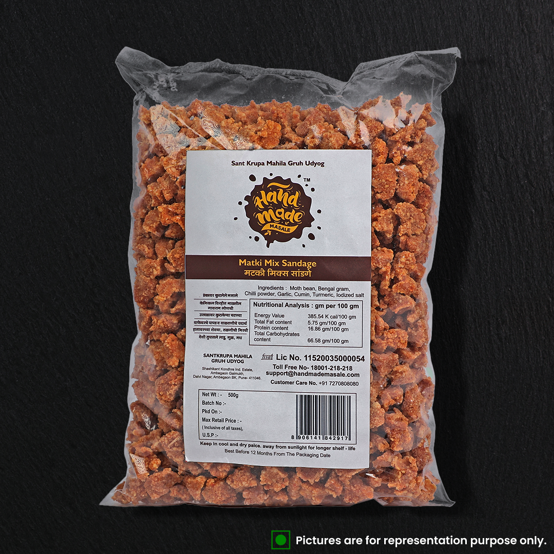 Handmade Masale Matki Mataki Mix Daliche Sandage