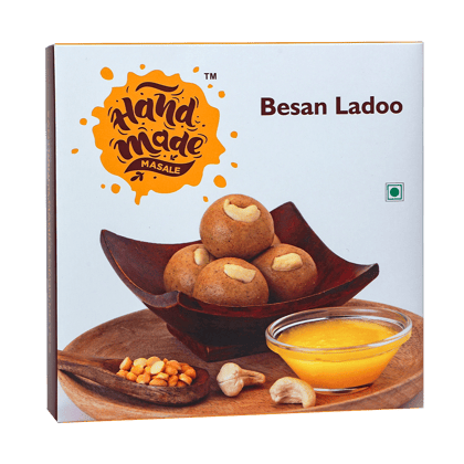 Handmade Besan Ladoo - Traditional Indian Sweet