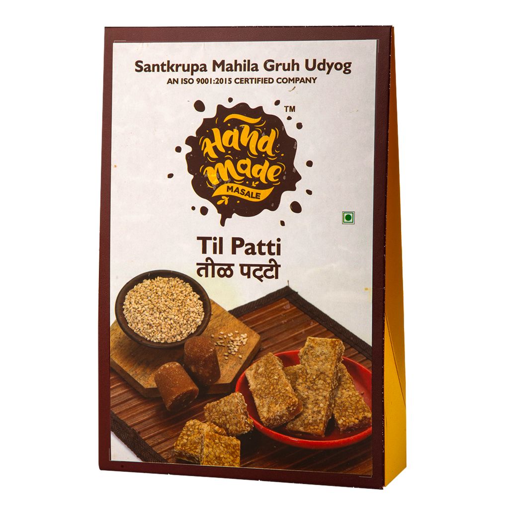 Handmade Til Gul Patti - Traditional Indian Sweet