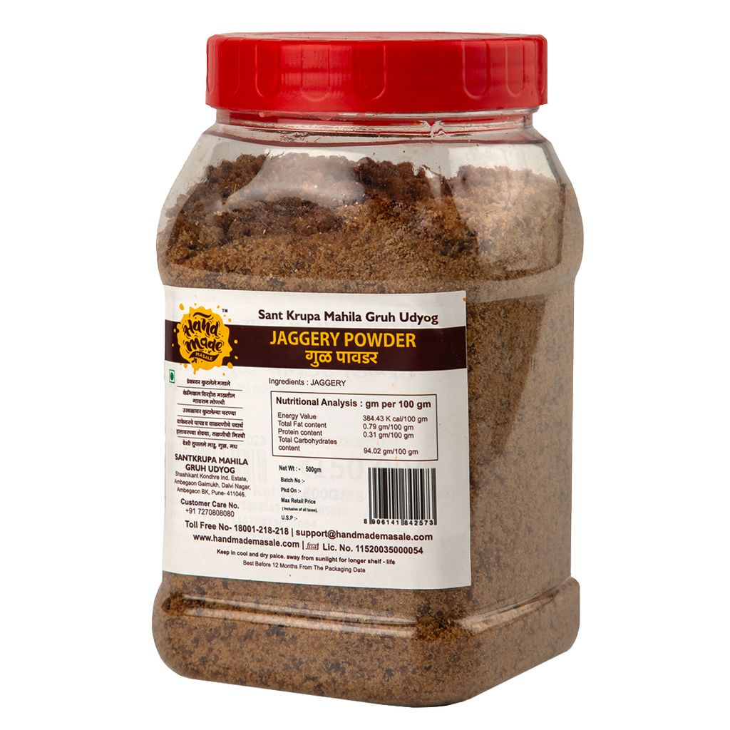 Handmade Jaggery Powder - Traditional Indian Sweet